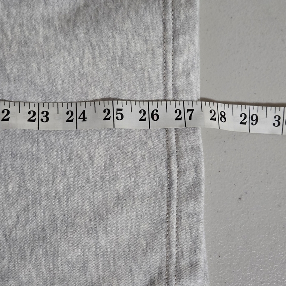 Nautica Light Gray Long Sleeve Fleece Shirt Shacket Sweatshirt Unisex Size XL - Picture 5 of 11